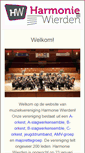 Mobile Screenshot of harmoniewierden.nl