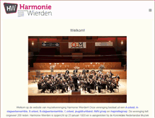 Tablet Screenshot of harmoniewierden.nl